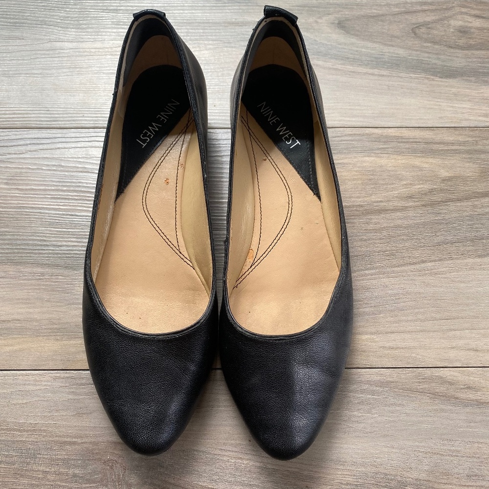Nine West Ballerina Style Flats Black 7.5